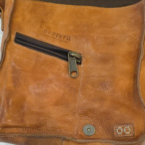 Bed Stu  Leather Crossbody Bag - Picture 2 of 4